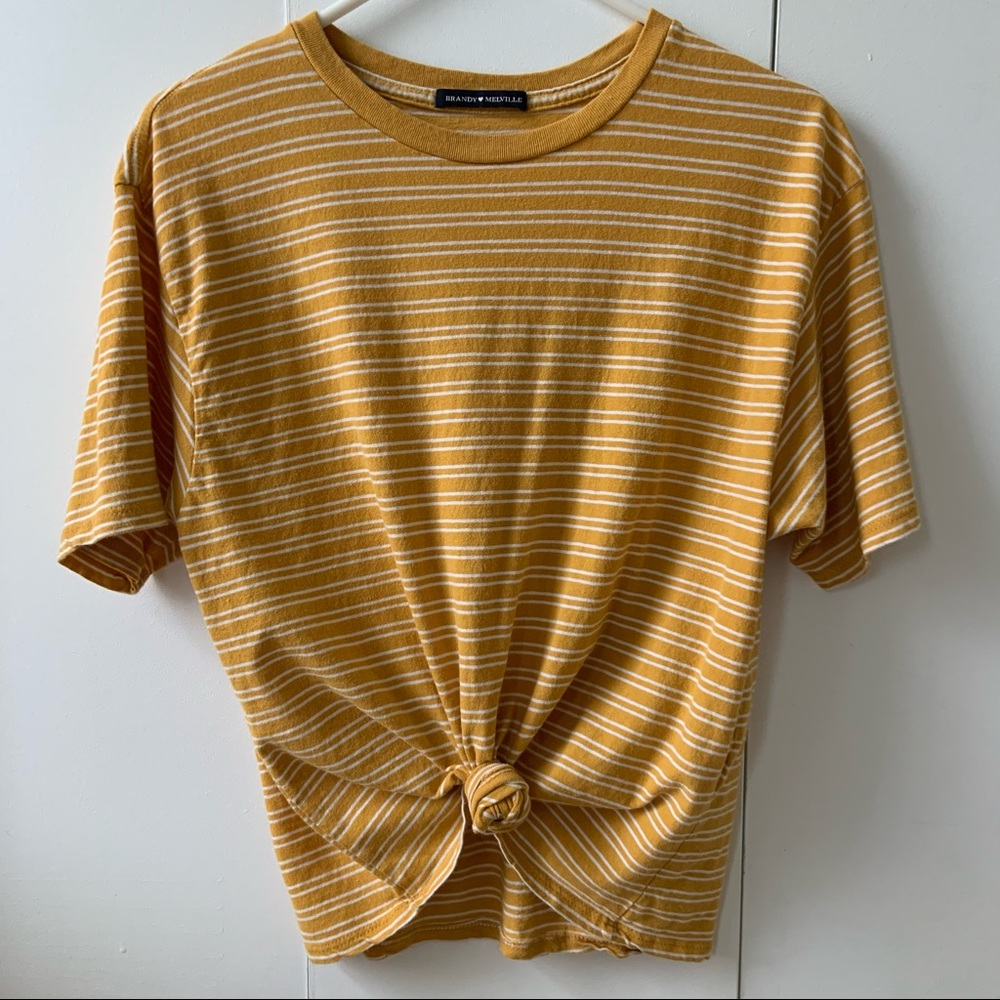RARE brandy melville striped t-shirt